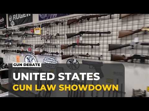 US gun control debate: States face legal challenges over assault weapons ban