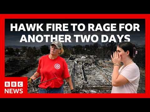 Hawk Fire wildfire in Nevada expected to rage for another two days, say officials
