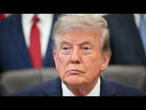 Trump makes announcement alongside the secretary of transportation
