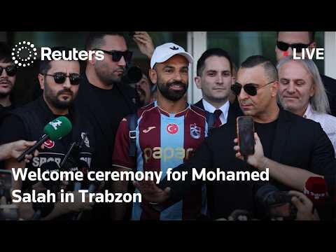 Welcome ceremony for Mohamed Salah ahead of expected Trabzonspor signing