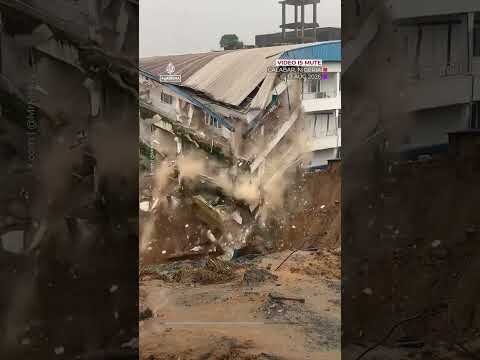 Nigeria hospital collapses after rain washed away its foundations