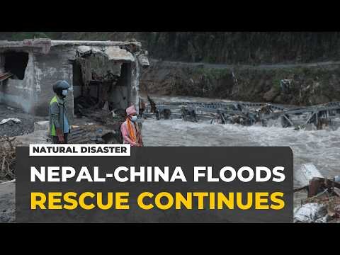 Rescuers reach Nepal-China flood disaster zone as children's crisis grows