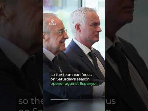 Jose Mourinho returns to Real Madrid in closed-door ceremony