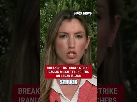US forces STRIKE Iranian missile launchers on Larak Island #shorts #news #foxnews #us