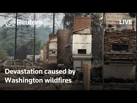 Damage in Washington after wildfires