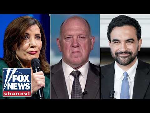 SICK OF THE LYING’: Tom Homan FIRES BACK at Mamdani, Hochul