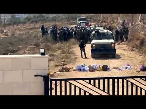 Israeli soldiers block aid to Palestinians in besieged West Bank homes