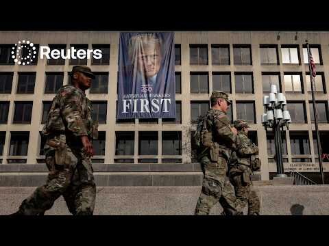 Trump put thousands of soldiers on Washington’s streets. They seldom stop crime