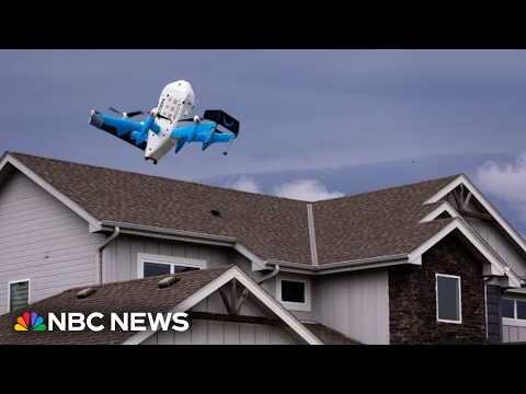 Delivery drones are making a splash