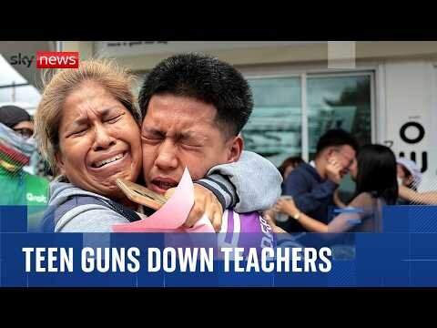 Boy shoots grandparents before turning gun on teachers