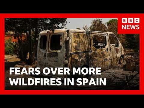 Europe heatwave sparks wildfire fears as thousands return home in Spain