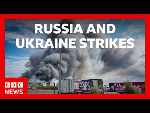 Russia says Ukraine fired ‘massive’ attack, as Kyiv market hit by Moscow strike