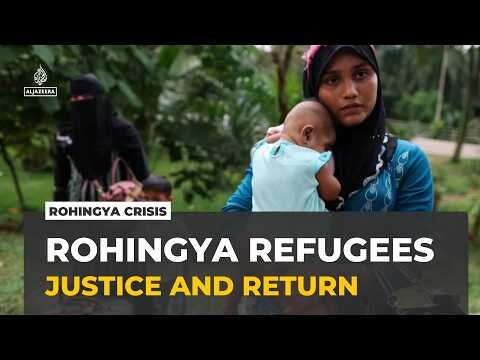 Rohingya refugees rally in Bangladesh demanding justice and safe return to Myanmar