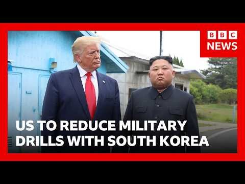 Trump orders Pentagon to reduce military drills with South Korea