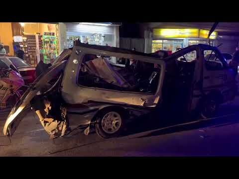 Bomb planted on minibus wounds 14 near Damascus, officials say