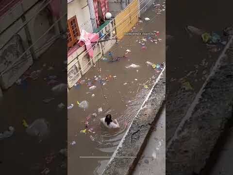 Heavy monsoon rains submerge Islamabad roads and underground
