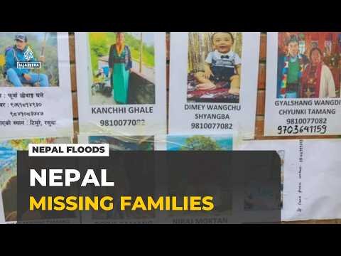 Families seek news of missing in Nepal: Thousands still unaccounted for after floods