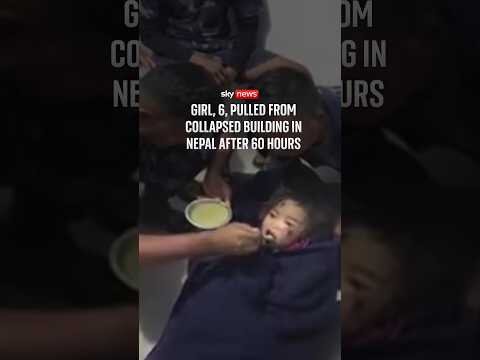 Girl, 6, pulled from collapsed building in Nepal after 60 hours
