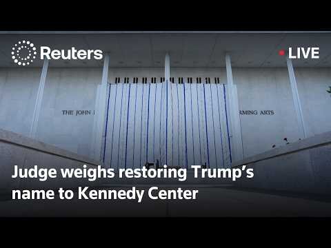 Lutnick to speak as judge weighs challenge to restore Trump's name to Kennedy Center