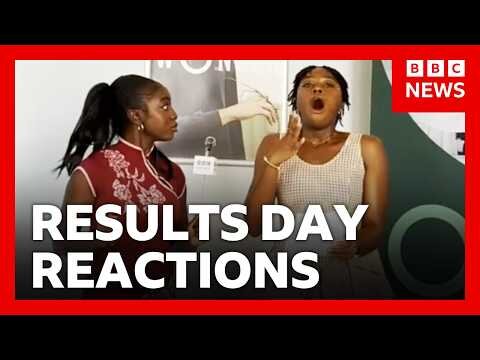 A Level Results Day 2026: Students open results on camera