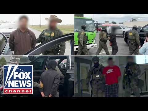 Illegal immigrants arrested during ICE raid in Los Angeles