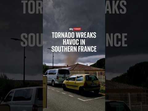 Tornado wreaks havoc in southern France