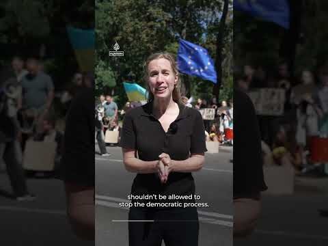 Protests in Kyiv back ex-defence minister Fedorov’s call for elections