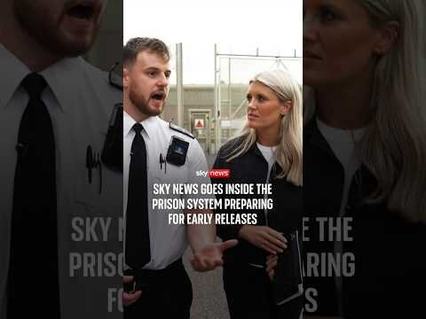 Sky News goes inside the prison system preparing for early releases