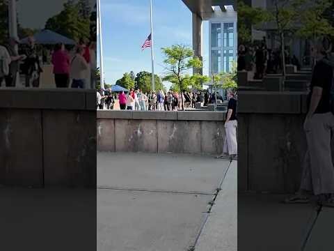 Line forms outside Lindsay Clancy trial