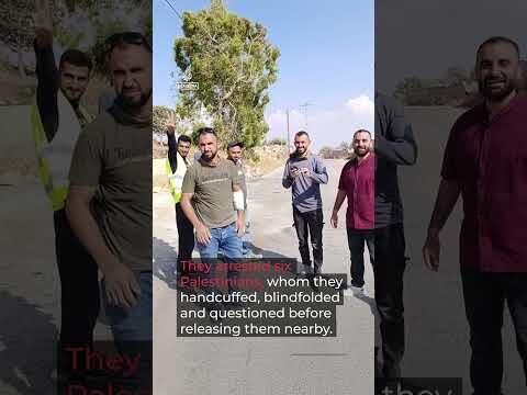 Israeli army arrests six Palestinians after settler violence in West Bank