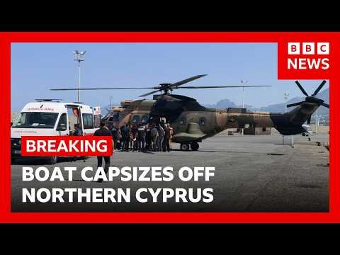 Boat carrying nearly 270 people capsizes off northern Cyprus