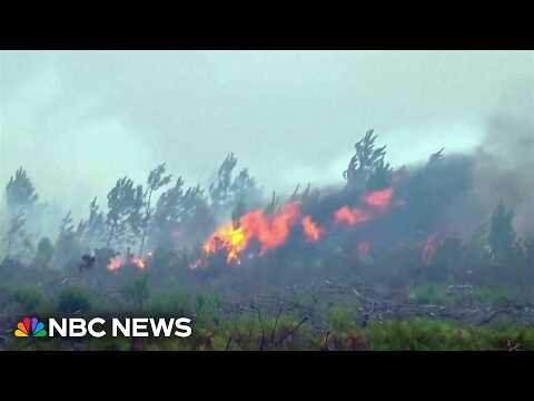 Firefighters face unrelenting battle with flames