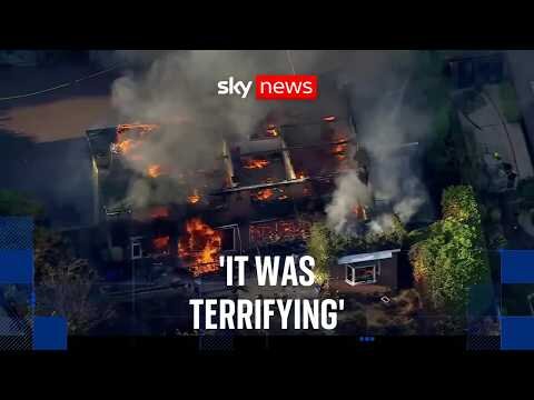 Ash has been raining down’: Residents in Stourbridge describe devastating fires