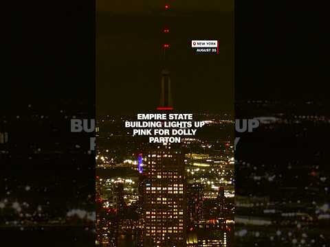 Empire State Building lights up pink for Dolly Parton