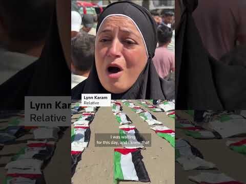 Gazans hold funeral for recovered bodies