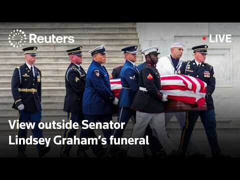 Washington National Cathedral before Lindsey Graham's funeral