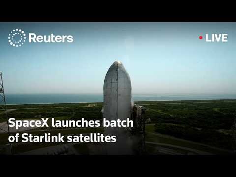 SpaceX launches batch of Starlink satellites