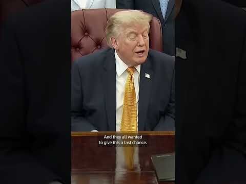 Trump says Iran faces 'decapitation' if it doesn't strike deal