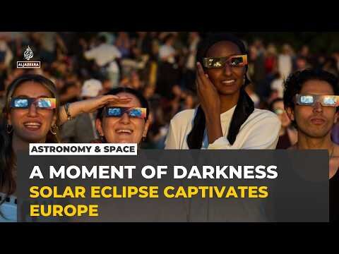 Solar eclipse sweeps western Europe as millions gaze skywards