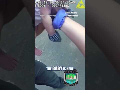 Dramatic bodycam footage shows police save baby who stopped breathing #shorts #us #news #foxnews