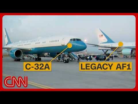 Behind the scenes of Trump's secret plane switch