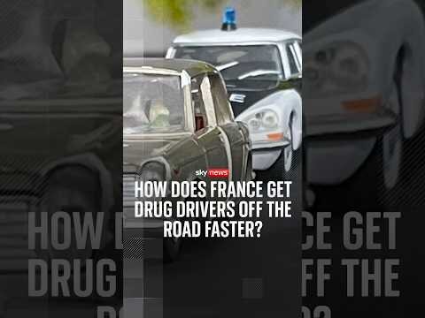 How does France get drug drivers off the road faster?