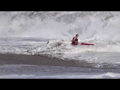 California lifeguard breaks down dramatic rescue caught on camera