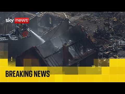 Homes destroyed following West Midlands wildfire