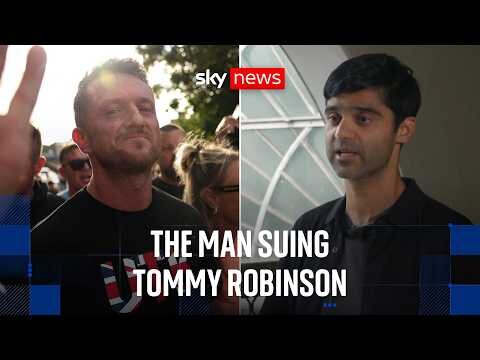 The man suing Tommy Robinson over false 'invader' accusation