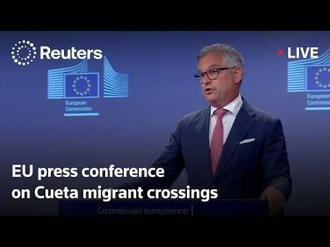 EU ministers discuss Ceuta migrant crossings
