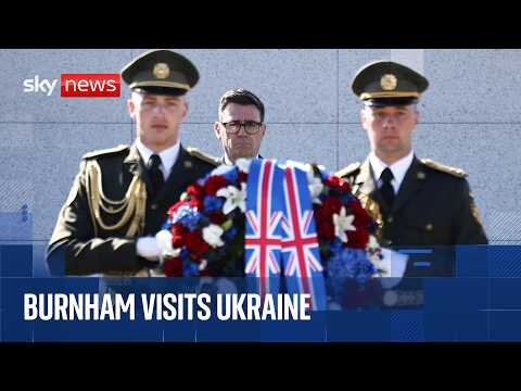 Zelenskyy hosts Burnham at Kyiv event to mark Independence Day