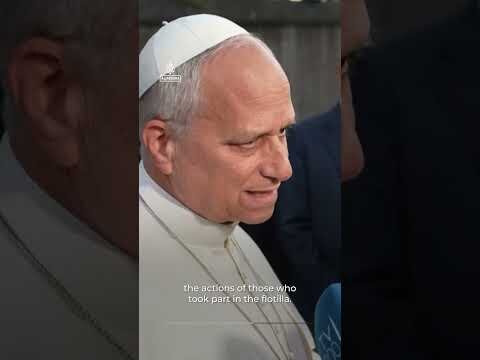 Pope Leo urges the world to 'help begin reconstruction' of Gaza