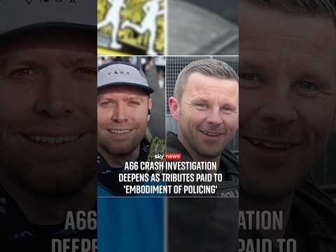 A66 crash investigation deepens as tributes paid to 'embodiment of policing