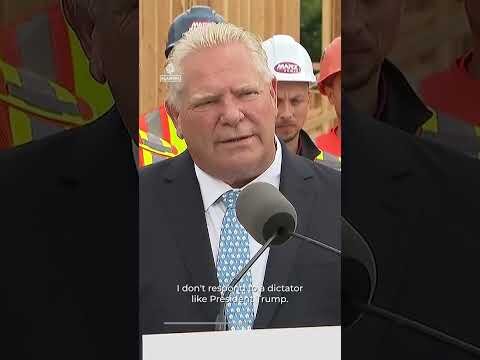 Kiss my a**’ Ontario Premier tells Trump